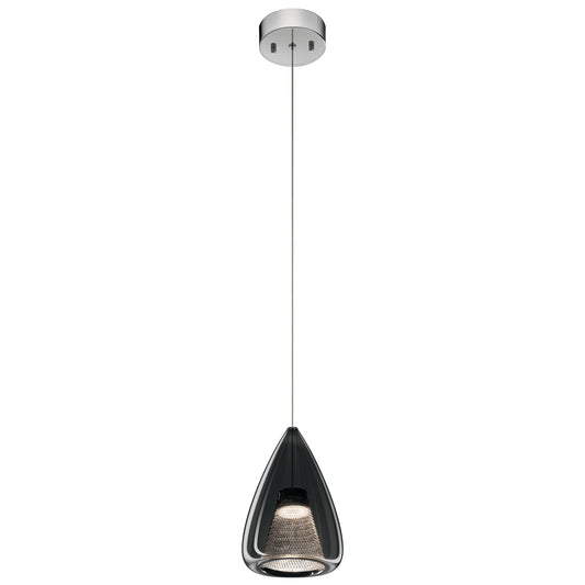 Zin LED Mini Pendant in Chrome
