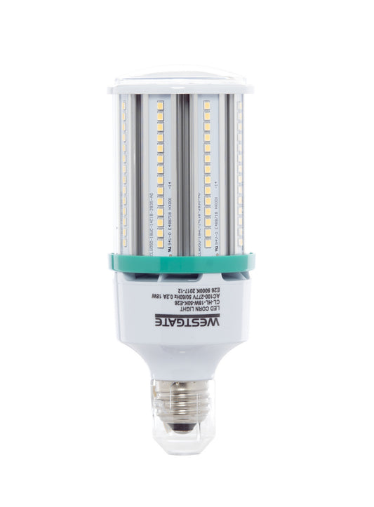 (4-Pack) High-Lumen LED Corn Lamp With Up Light in White
