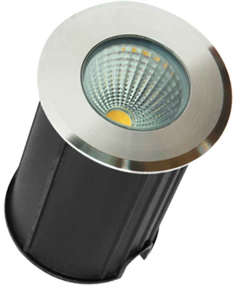In-Ground Light in Brushed Nickel