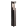 One Light Bollard in Textured Architectural Bronze