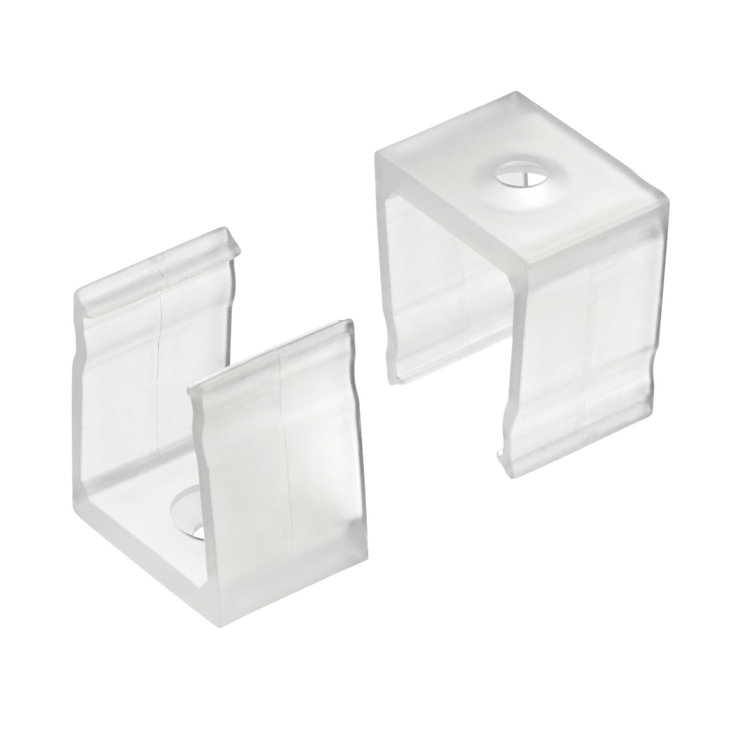 Ils Te Series Tape Extrustion Mounting Clips in Clear