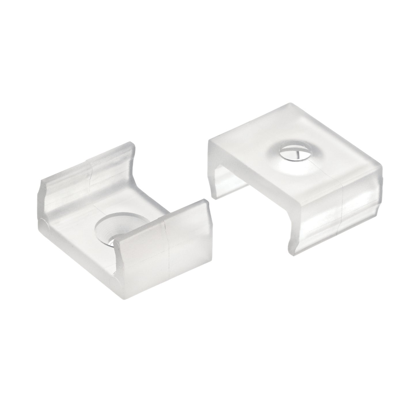 Ils Te Series Tape Extrustion Mounting Clips in Clear