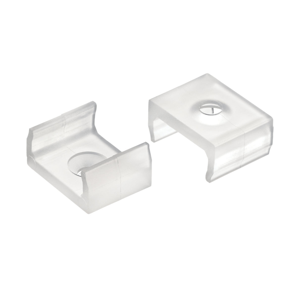 Ils Te Series Tape Extrustion Mounting Clips in Clear