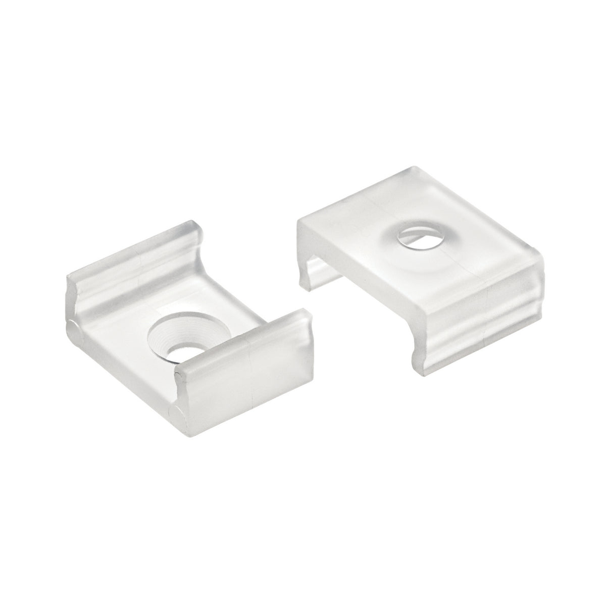 Ils Te Series Tape Extrustion Mounting Clips in Clear