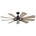 Gentry 65"Ceiling Fan in Anvil Iron
