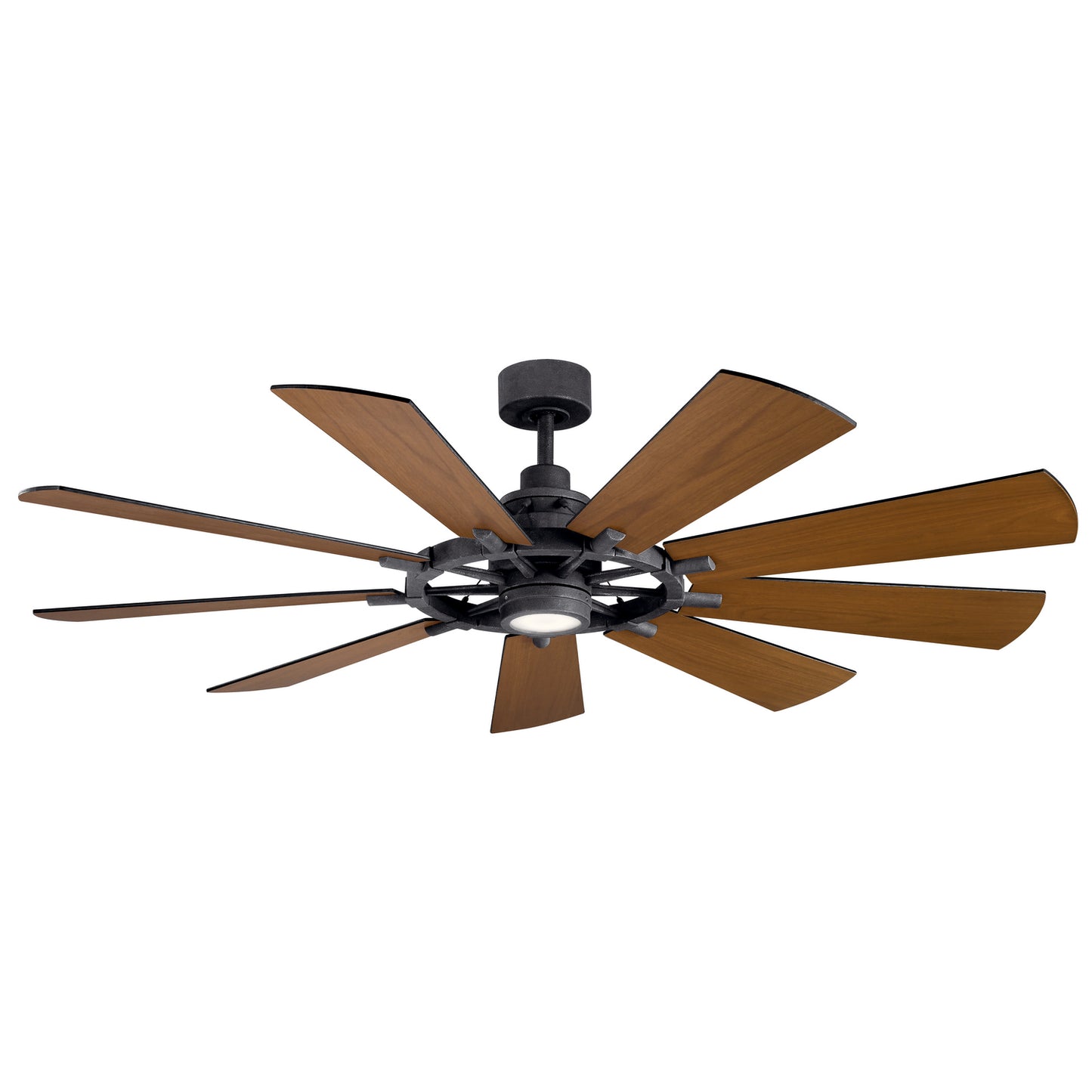 Gentry 65"Ceiling Fan in Distressed Black