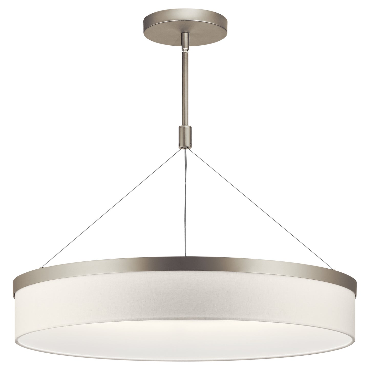 Mercel LED Chandelier in Satin Nickel