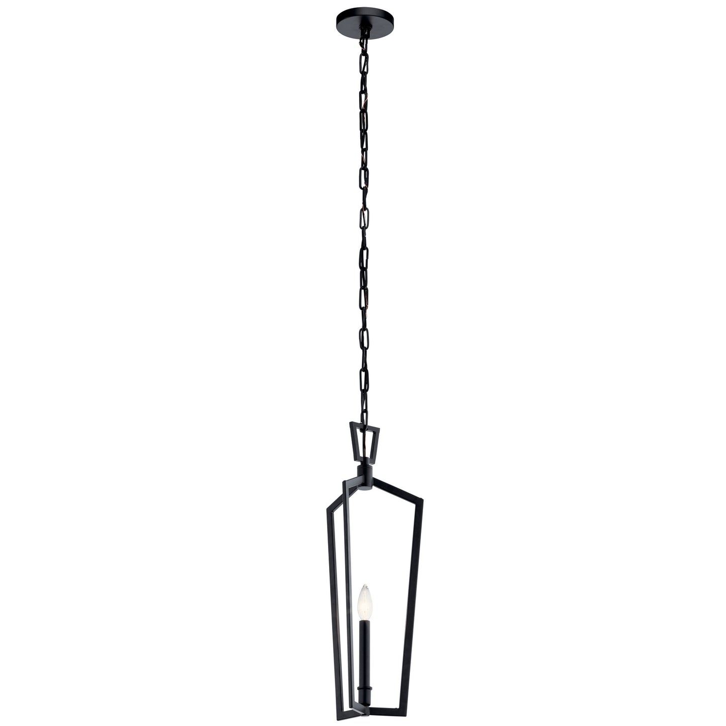 Abbotswell One Light Pendant in Black