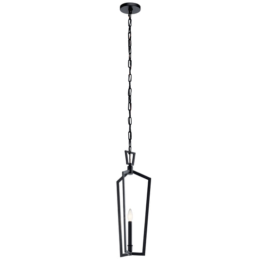 Abbotswell One Light Pendant in Black