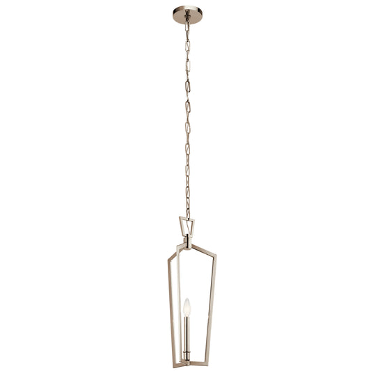 Abbotswell One Light Pendant in Polished Nickel