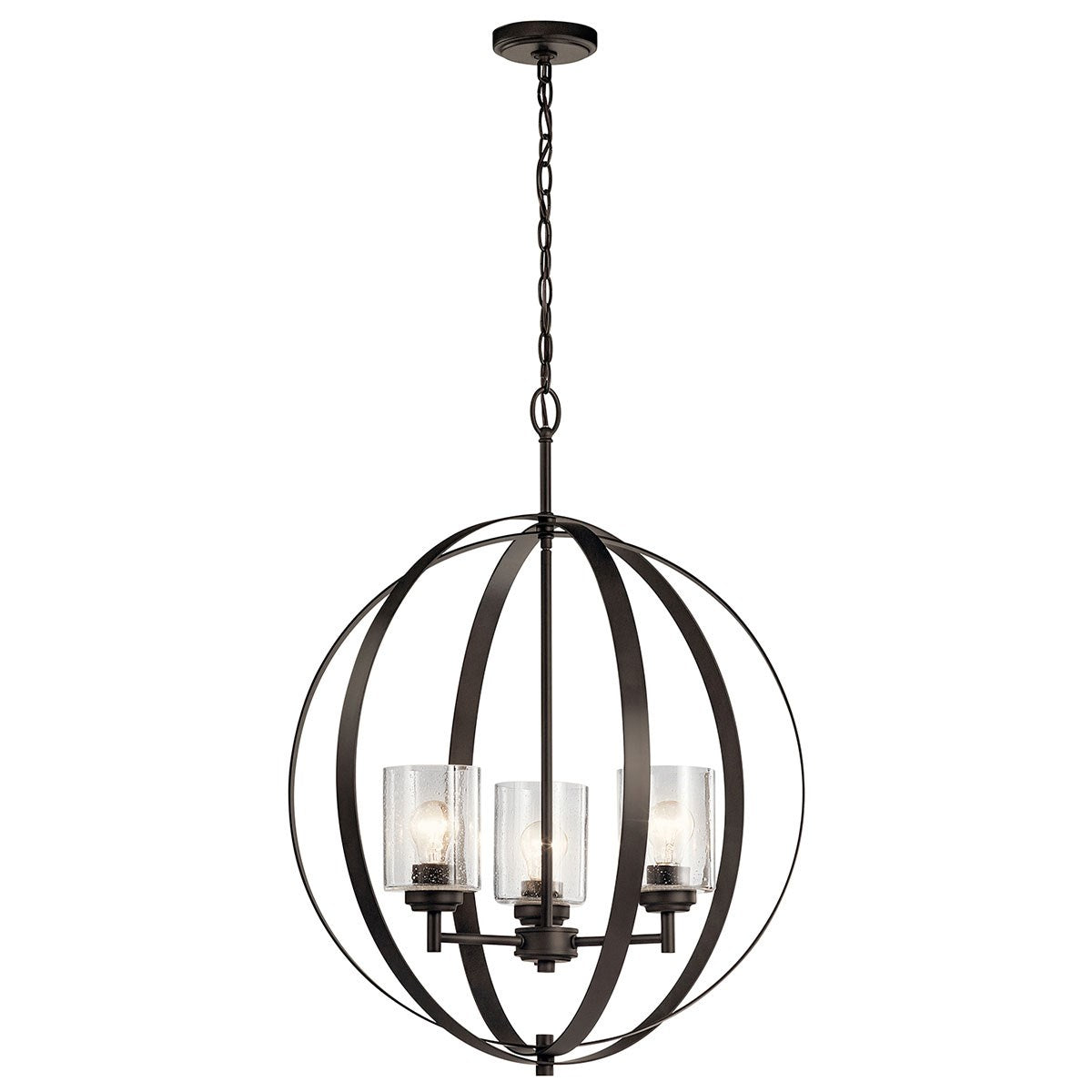 Winslow Three Light Chandelier in Olde Bronze