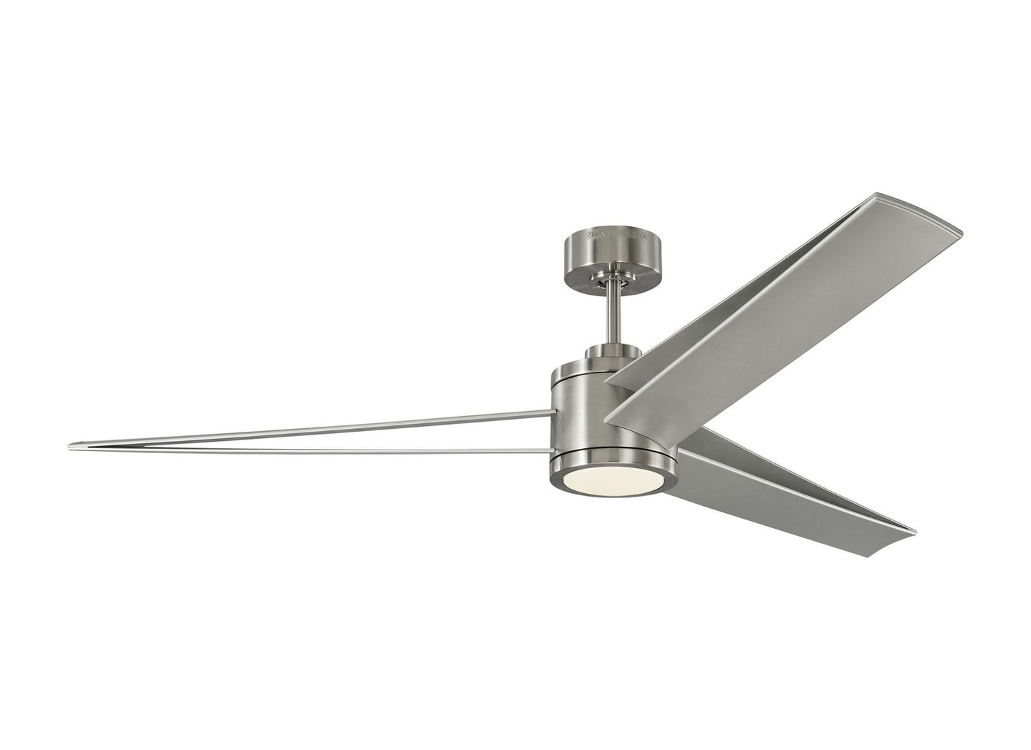 Armstrong 60" Ceiling Fan in Brushed Steel