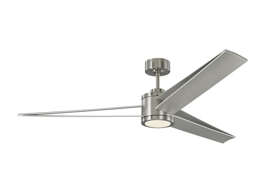 Armstrong 60" Ceiling Fan in Brushed Steel