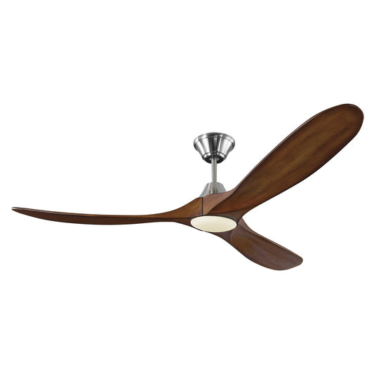 Maverick 60" Ceiling Fan in Brushed Steel