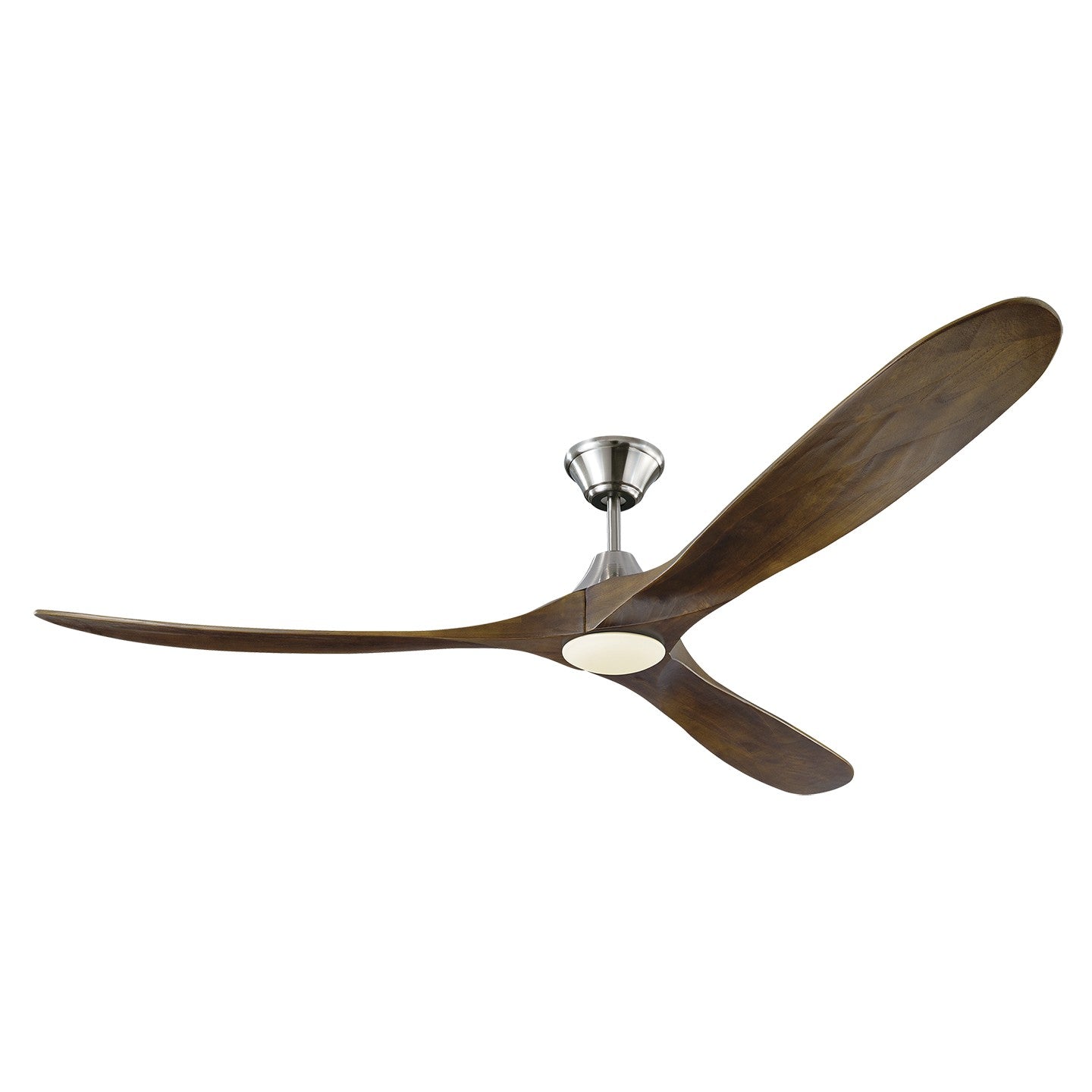 Maverick 70" Ceiling Fan in Brushed Steel