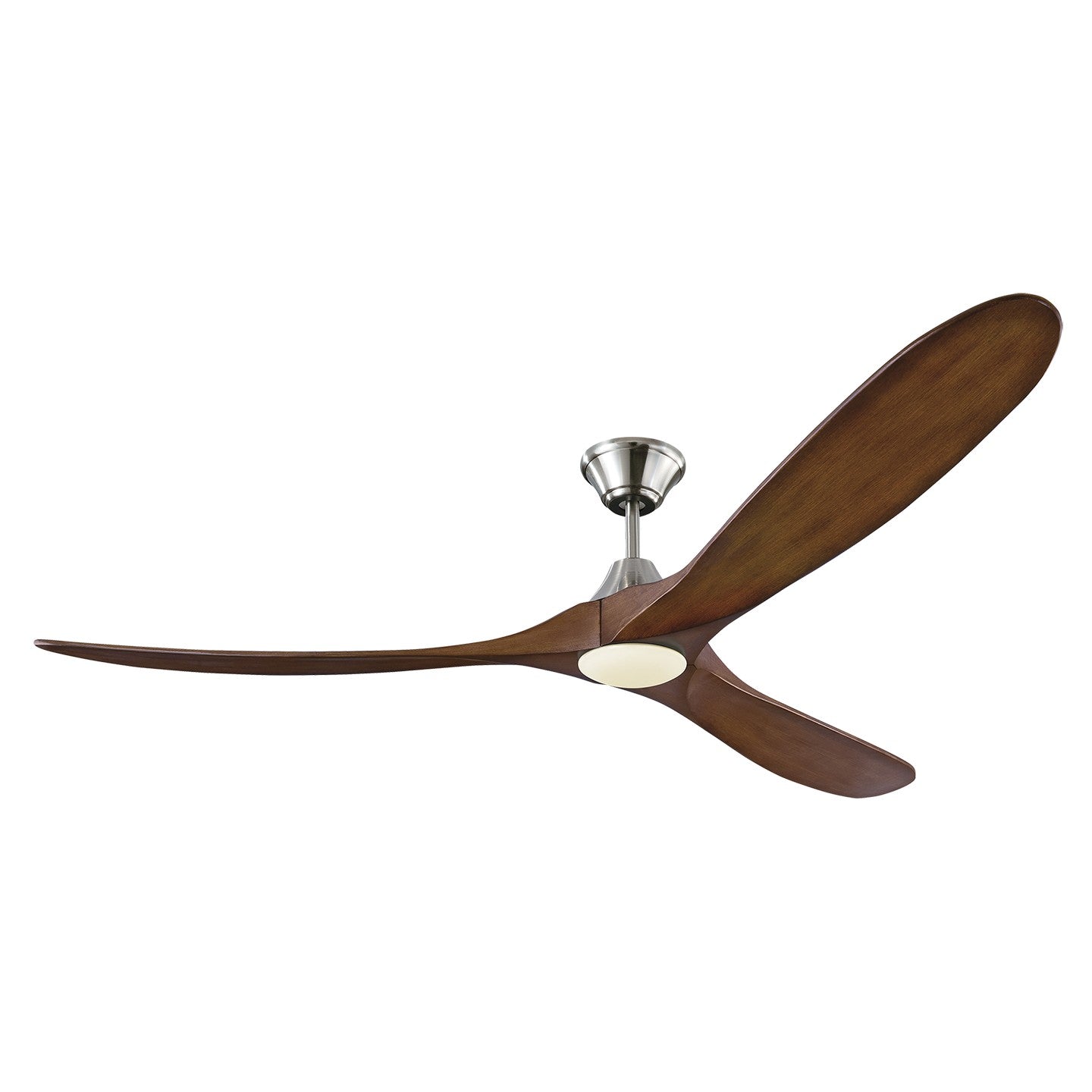 Maverick 70" Ceiling Fan in Brushed Steel