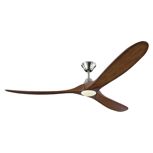 Maverick 70" Ceiling Fan in Brushed Steel