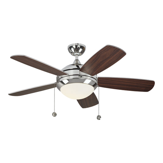 Discus 44" Ceiling Fan in Polished Nickel