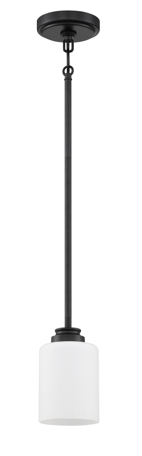 Bolden One Light Mini Pendant in Flat Black