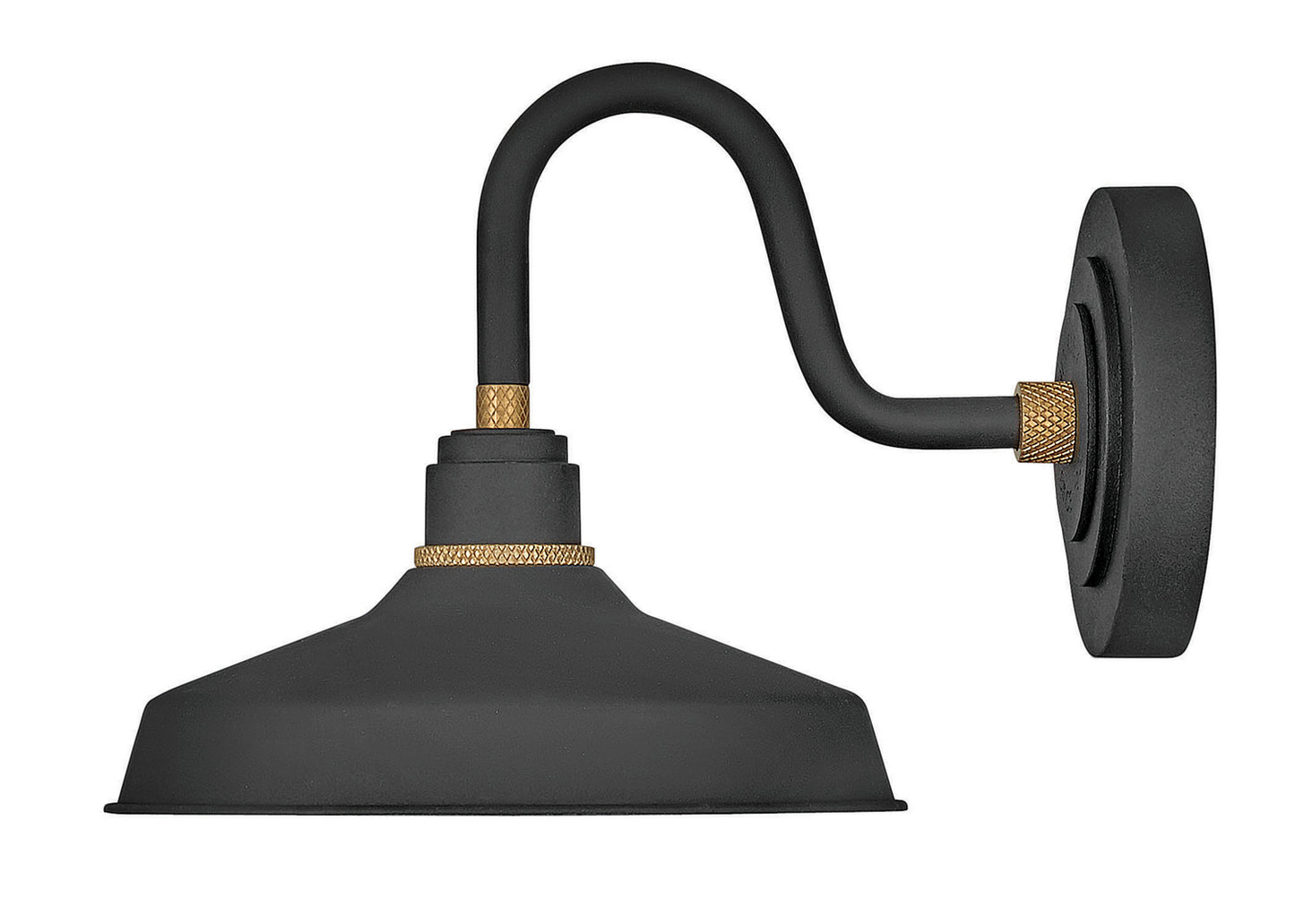 Foundry Classic LED Barn Light in Textured Black