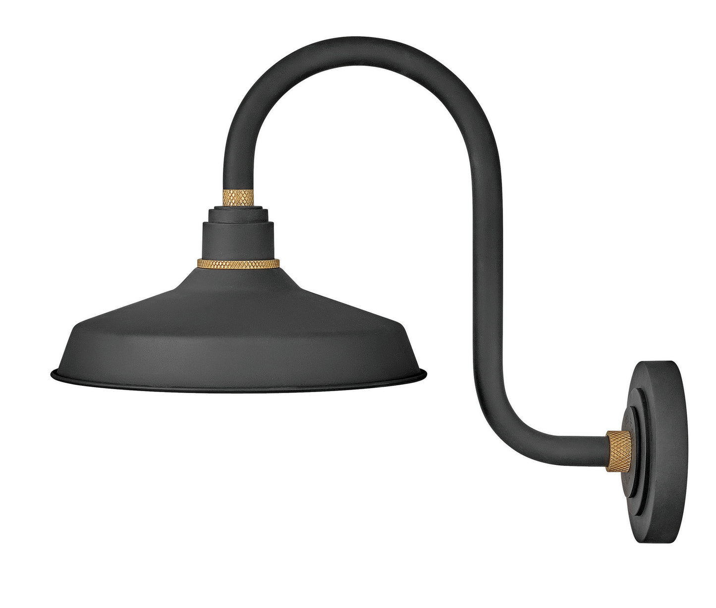 Foundry Classic LED Barn Light in Textured Black