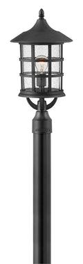 Freeport Coastal Elements LED Post Top or Pier Mount Lantern in Textured Black