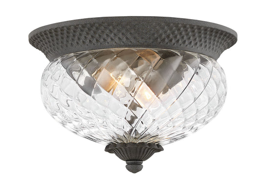 Plantation LED Flush Mount in Museum Black