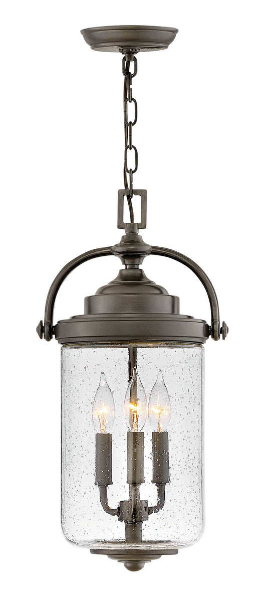 Willoughby LED Hanging Lantern in Oil Rubbed Bronze
