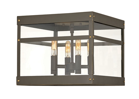 Porter LED Flush Mount in Oil Rubbed Bronze