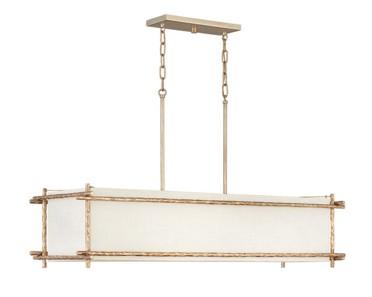 Tress LED Pendant in Champagne Gold