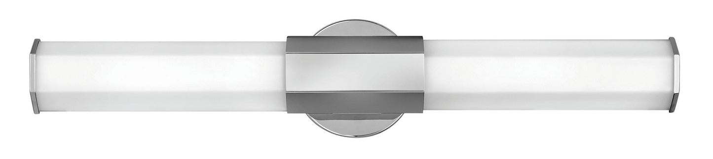 Facet LED Vanity in Polished Nickel