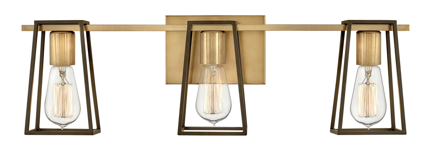 Filmore LED Vanity in Heritage Brass