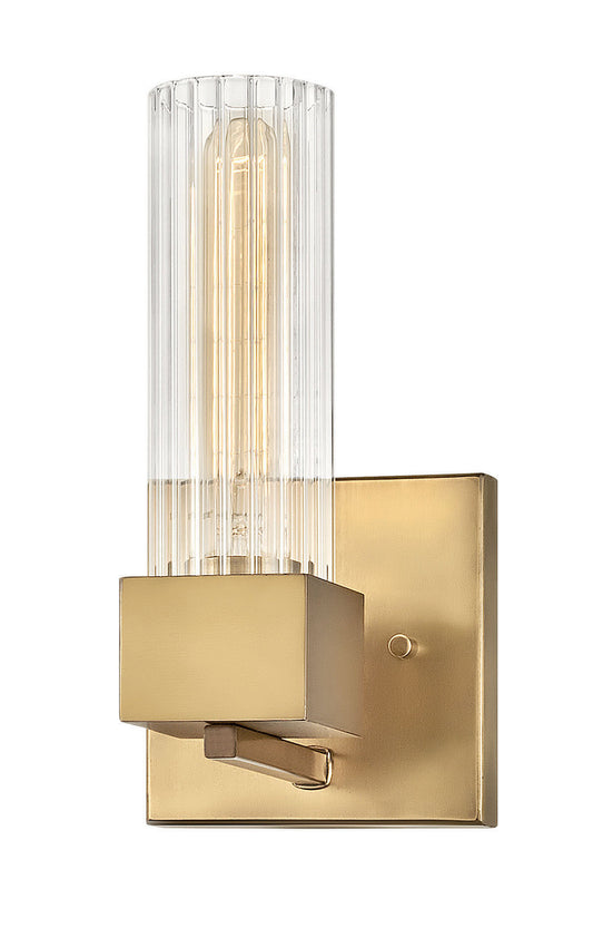 Xander LED Vanity in Heritage Brass