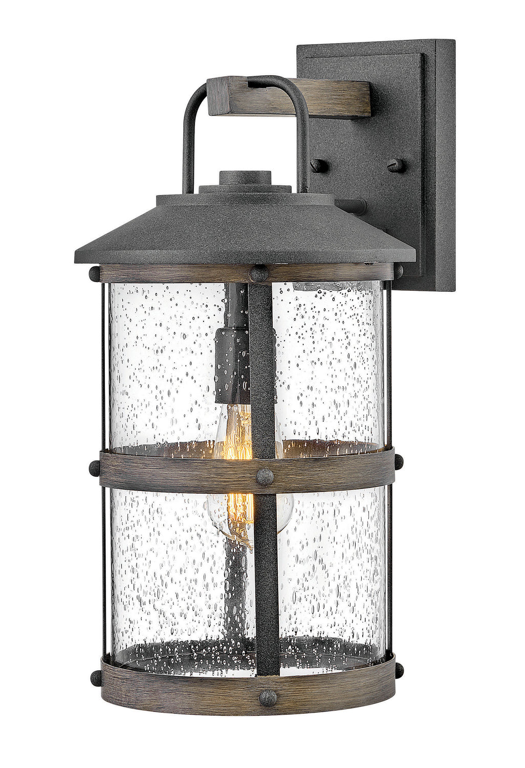 Lakehouse LED Wall Mount in Aged Zinc