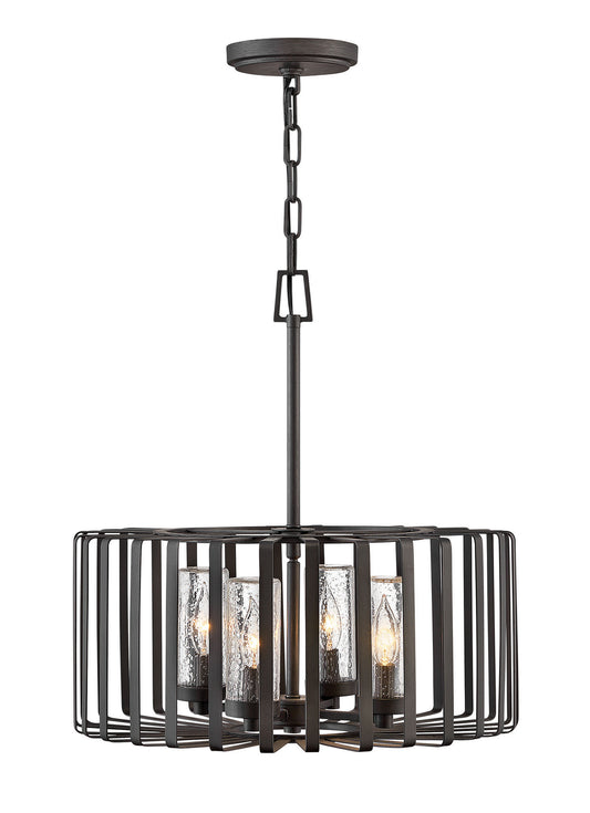 Reid LED Chandelier in Brushed Graphite