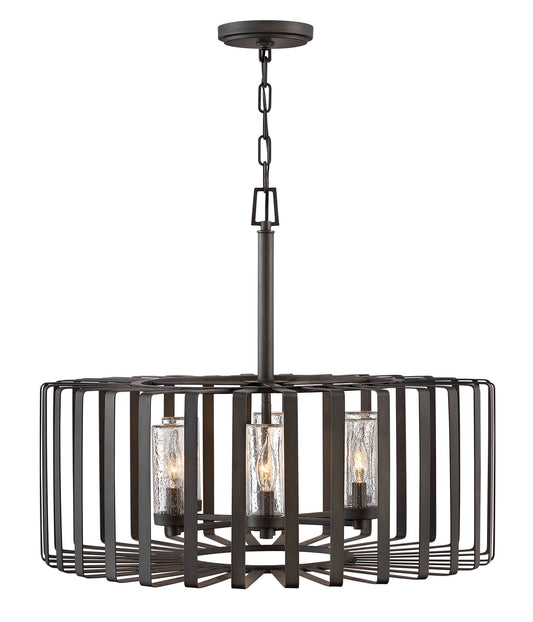 Reid LED Chandelier in Brushed Graphite
