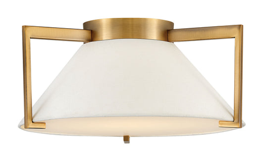Calla LED Flush Mount in Brushed Bronze