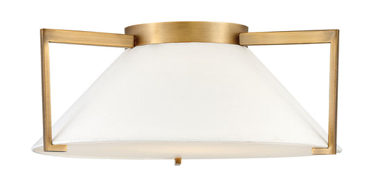 Calla LED Flush Mount in Brushed Bronze