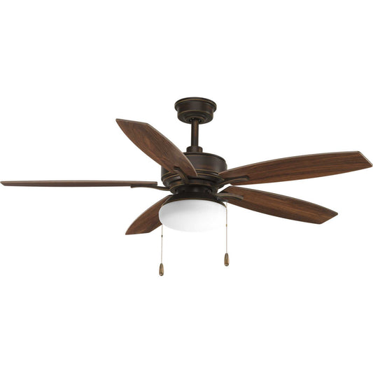 Progress Lighting - P2552-20 - 52" Ceiling Fan - Billows - Antique Bronze
