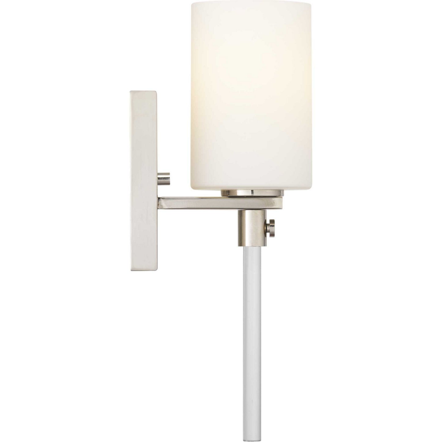 Lisbon One Light Bath in Polished Nickel