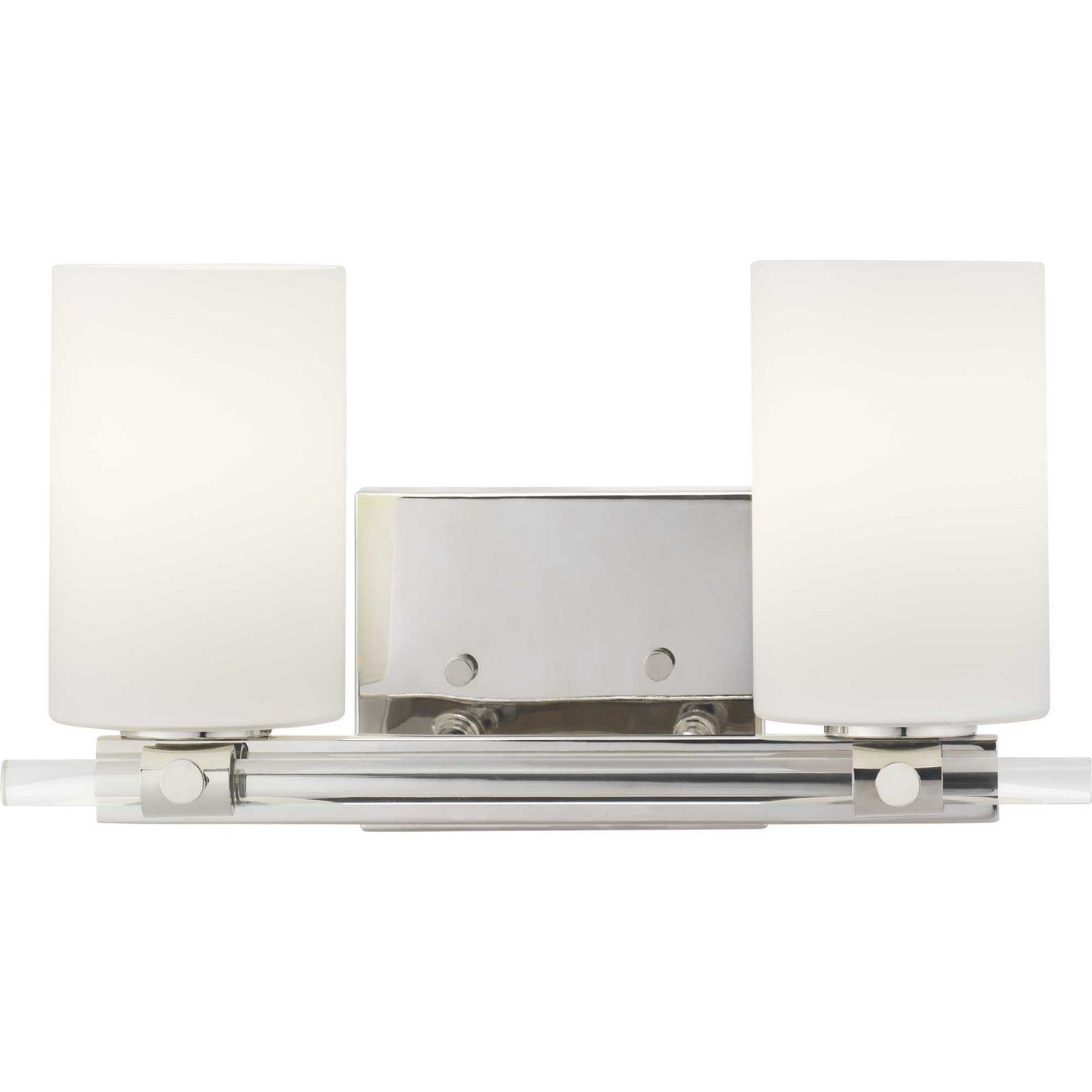Lisbon Two Light Bath in Polished Nickel