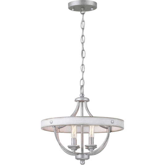 Progress Lighting - P350117-141 - Four Light Semi-Flush Convertible - Gulliver - Galvanized