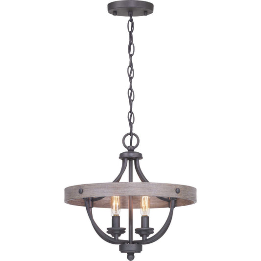 Gulliver Four Light Semi-Flush Convertible in Graphite
