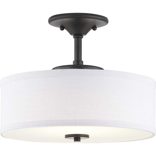 Progress Lighting - P350134-143-30 - LED Semi-Flush - Inspire LED - Graphite