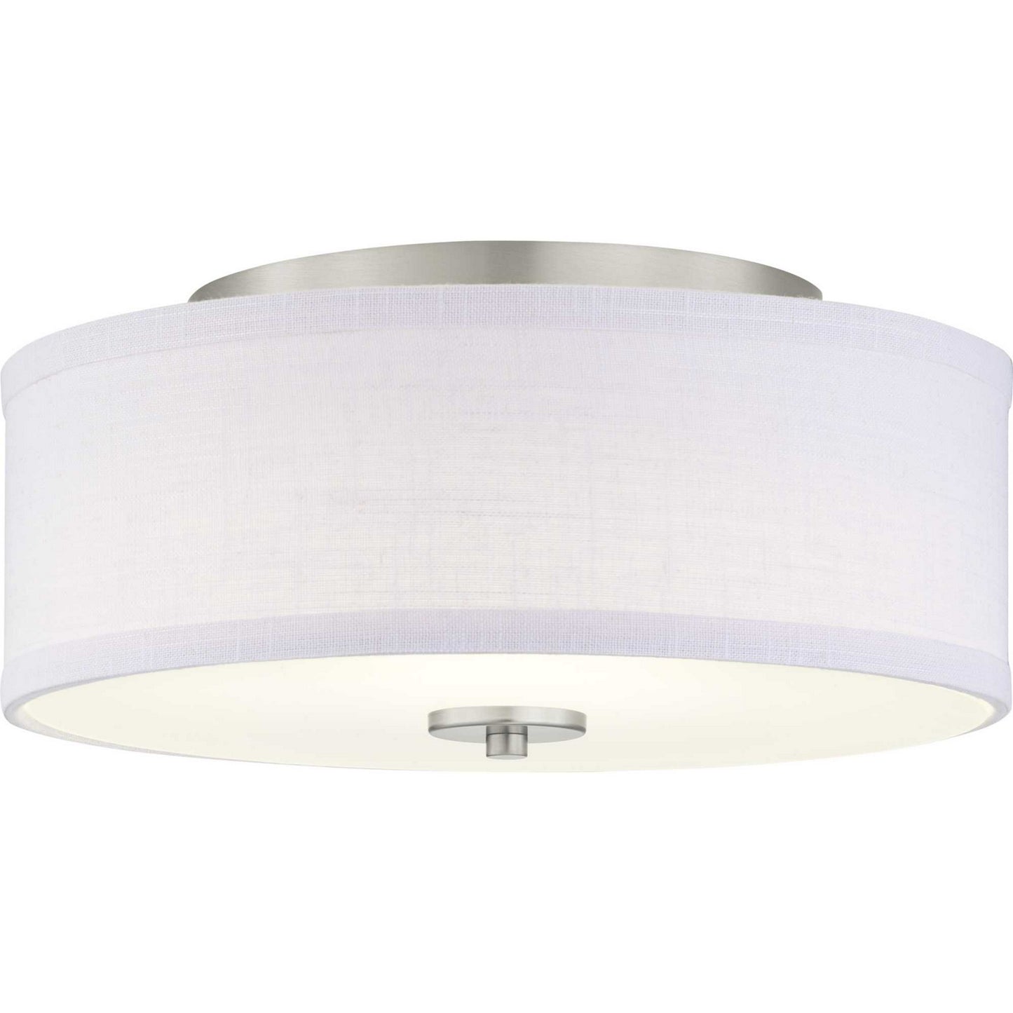 Progress Lighting - P350135-009-30 - LED Semi-Flush - Inspire LED - Brushed Nickel