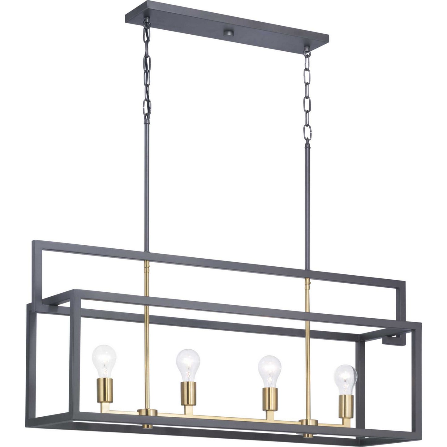 Blakely Four Light Island Pendant in Graphite