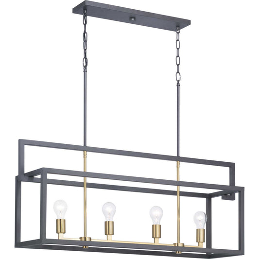 Blakely Four Light Island Pendant in Graphite