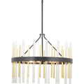 Progress Lighting - P400176-031 - Six Light Chandelier - Orrizo - Black