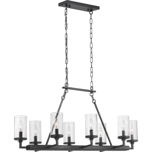 Gresham Eight Light Chandelier in Graphite