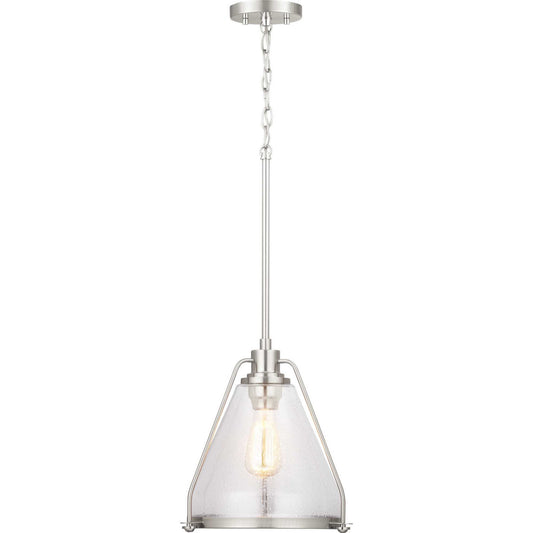 Range One Light Pendant in Brushed Nickel